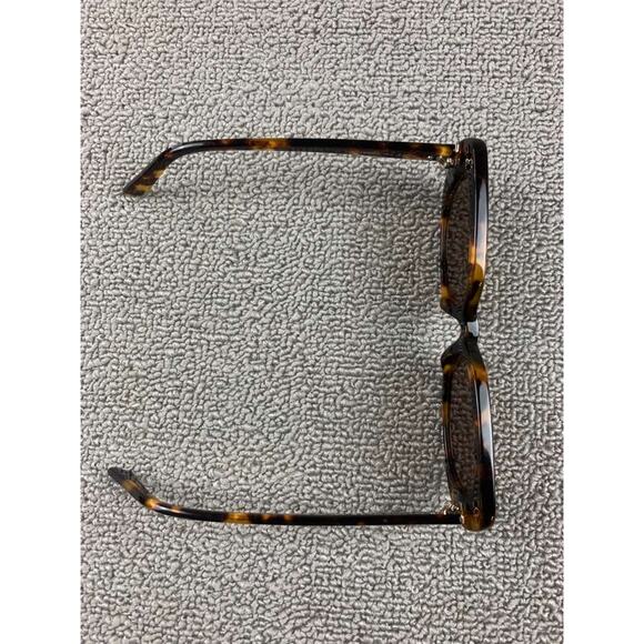 Velvet Canyon Sunglasses Women Brown Zou Bisou Rectangular Logo Temple Frame - Picture 8 of 10